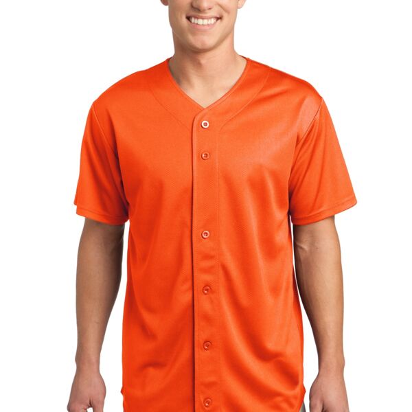 PosiCharge ® Tough Mesh Full Button Jersey Thumbnail